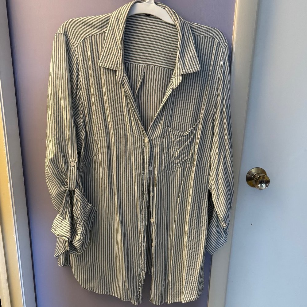 Striped Button Down